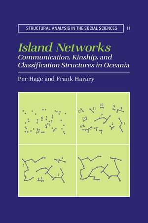 Island Networks: Communication, Kinship, and Classification Structures in Oceania de Per Hage