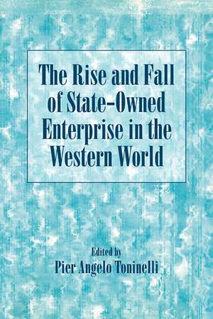 The Rise and Fall of State-Owned Enterprise in the Western World de Pier Angelo Toninelli