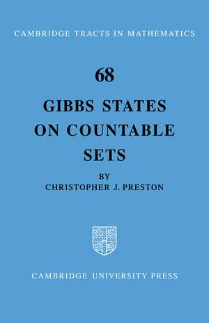 Gibbs States on Countable Sets de Christopher J. Preston