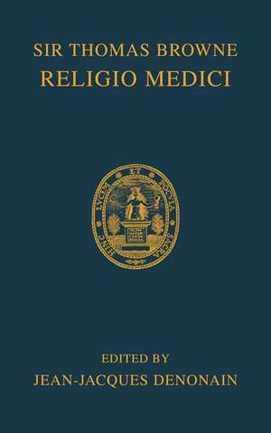 Religio Medici de Thomas Browne