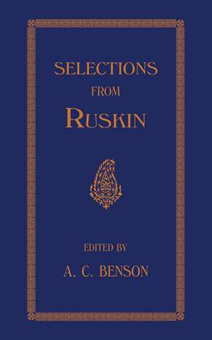 Selections de J. Ruskin