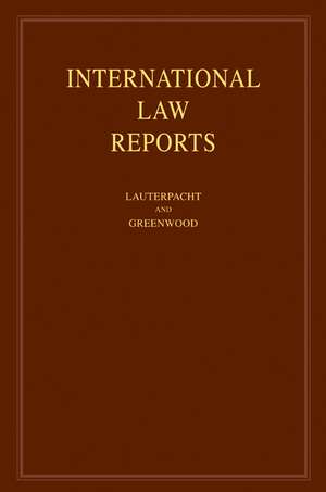 International Law Reports: Volume 138 de Elihu Lauterpacht