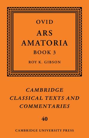 Ovid: Ars Amatoria, Book III de Ovid