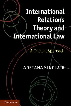 International Relations Theory and International Law: A Critical Approach de Adriana Sinclair