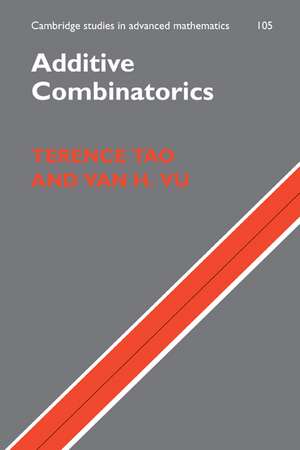 Additive Combinatorics de Terence Tao