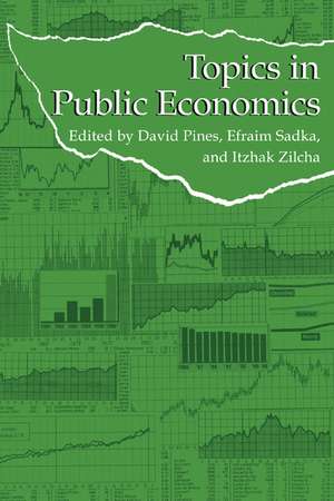 Topics in Public Economics: Theoretical and Applied Analysis de David Pines