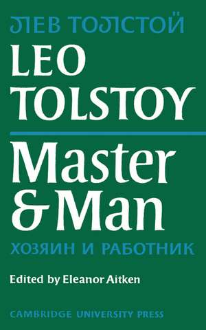 Master and Man de Leo Tolstoy