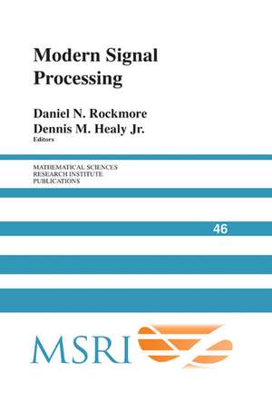 Modern Signal Processing de Daniel N. Rockmore