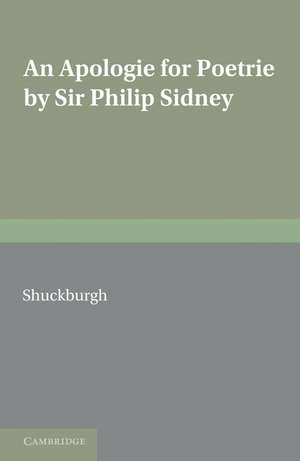 An Apologie for Poetrie by Sir Philip Sidney de Evelyn S. Shuckburgh