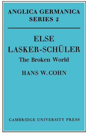 Else Lasker-Schuler de Hans W. Cohn