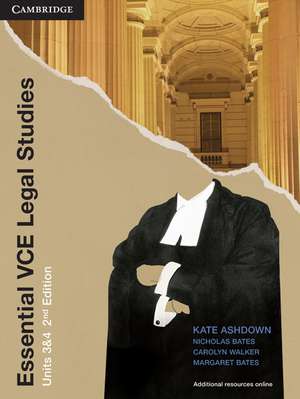 Essential VCE Legal Studies Units 3 and 4 Second Edition Pack de Kate Ashdown