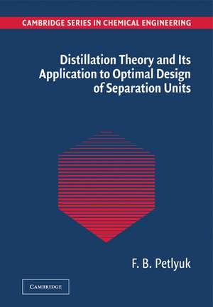 Distillation Theory and its Application to Optimal Design of Separation Units de F. B. Petlyuk