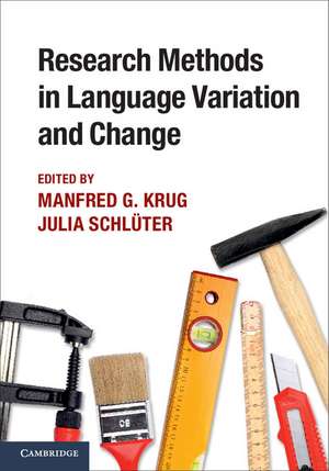 Research Methods in Language Variation and Change de Manfred Krug