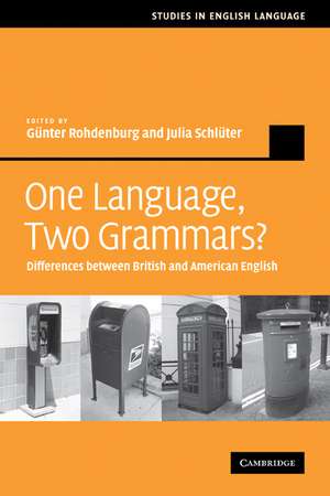 One Language, Two Grammars?: Differences between British and American English de Günter Rohdenburg