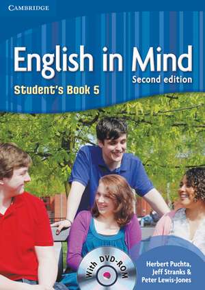 English in Mind Level 5 Student's Book with DVD-ROM de Herbert Puchta