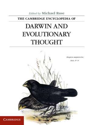 The Cambridge Encyclopedia of Darwin and Evolutionary Thought de Michael Ruse