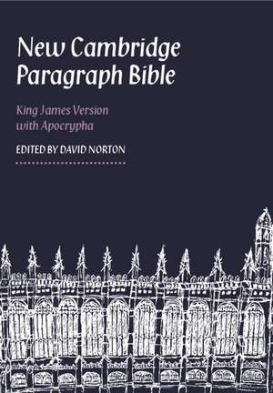 New Cambridge Paragraph Bible with Apocrypha, Black Calfskin Leather, KJ595:TA Black Calfskin: Personal size