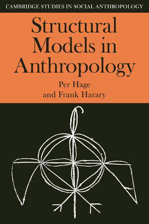 Structural Models in Anthropology de Per Hage