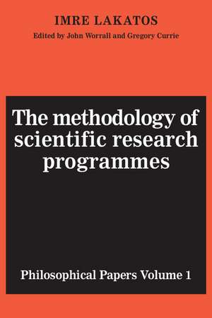 The Methodology of Scientific Research Programmes de Imre Lakatos
