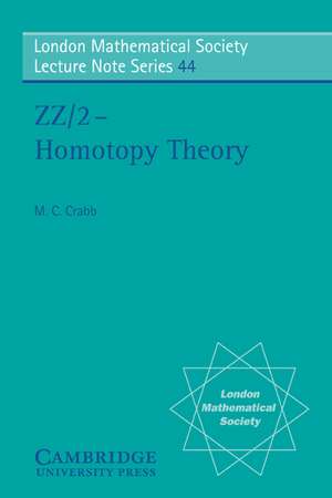 ZZ/2 - Homotopy Theory de M. C. Crabb