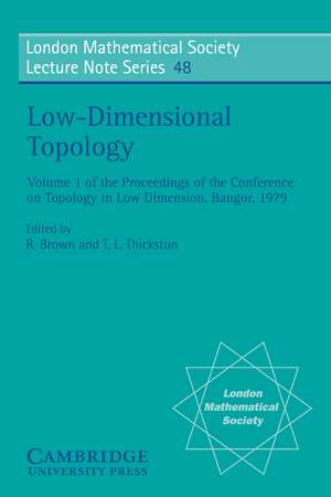 Low-Dimensional Topology de R. Brown