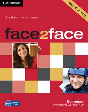 face2face Elementary Workbook without Key de Chris Redston