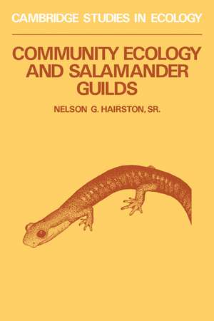 Community Ecology and Salamander Guilds de Nelson G. Hairston