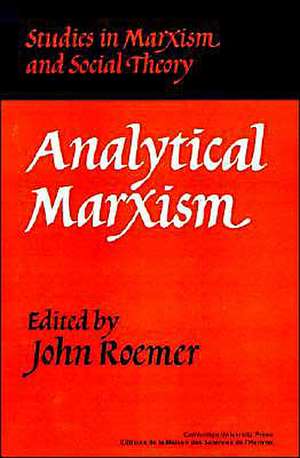 Analytical Marxism de John Roemer