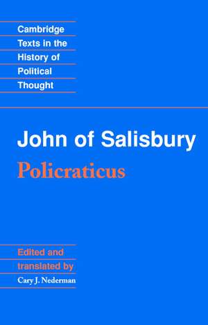 John of Salisbury: Policraticus de John of Salisbury