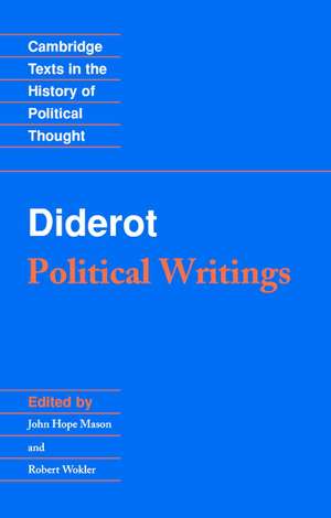 Diderot: Political Writings de Denis Diderot