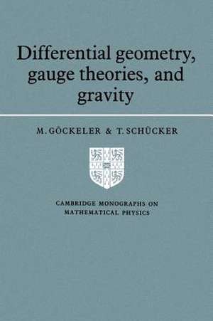 Differential Geometry, Gauge Theories, and Gravity de M. Göckeler