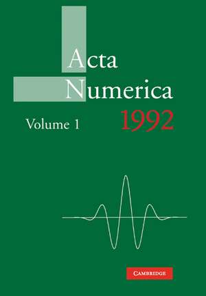 Acta Numerica 1992: Volume 1 de Arieh Iserles