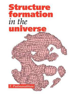 Structure Formation in the Universe de T. Padmanabhan