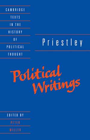 Priestley: Political Writings de Joseph Priestley