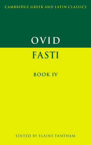 Ovid: Fasti Book IV de Ovid