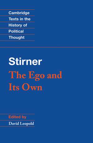 Stirner: The Ego and its Own de Max Stirner