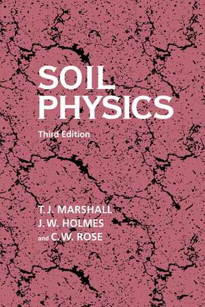 Soil Physics de T. J. Marshall