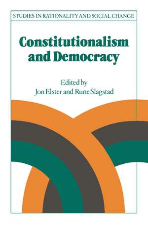 Constitutionalism and Democracy de Jon Elster