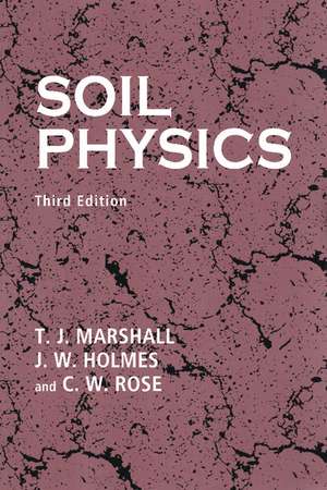 Soil Physics de T. J. Marshall