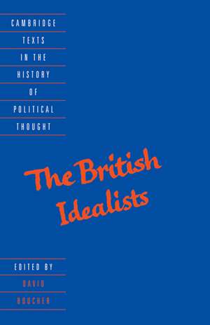 The British Idealists de David Boucher