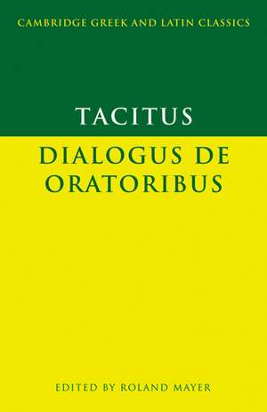 Tacitus: Dialogus de oratoribus de Tacitus