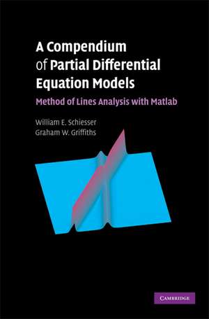 A Compendium of Partial Differential Equation Models: Method of Lines Analysis with Matlab de William E. Schiesser