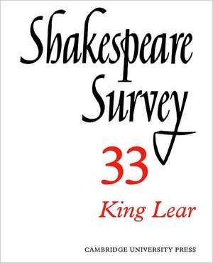 Shakespeare Survey de Kenneth Muir