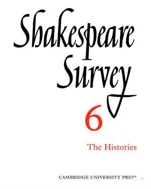 Shakespeare Survey de Allardyce Nicoll