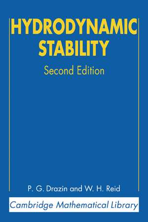 Hydrodynamic Stability de P. G. Drazin