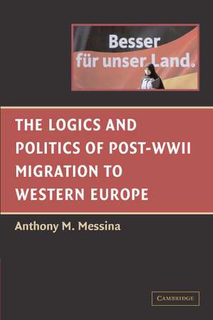 The Logics and Politics of Post-WWII Migration to Western Europe de Anthony M. Messina