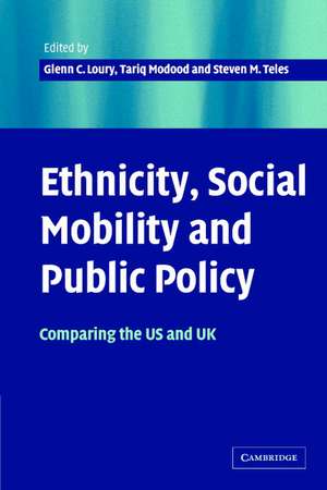 Ethnicity, Social Mobility, and Public Policy: Comparing the USA and UK de Glenn C. Loury