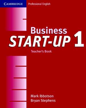 Business Start-Up 1 Teacher's Book de Mark Ibbotson