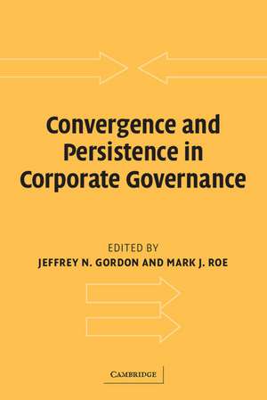 Convergence and Persistence in Corporate Governance de Jeffrey N. Gordon