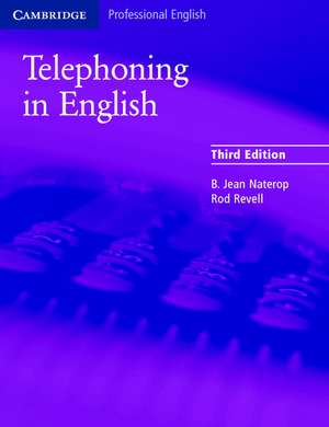 Telephoning in English Pupil's Book de B. Jean Naterop